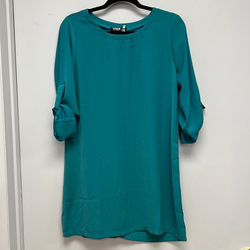 NWT YOINS Women’s Teal Dress